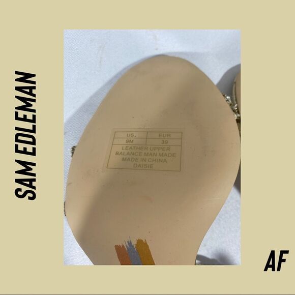 SAM EDLEMAN DAISIE HEELS NEW SIZE 9 - Picture 3 of 8